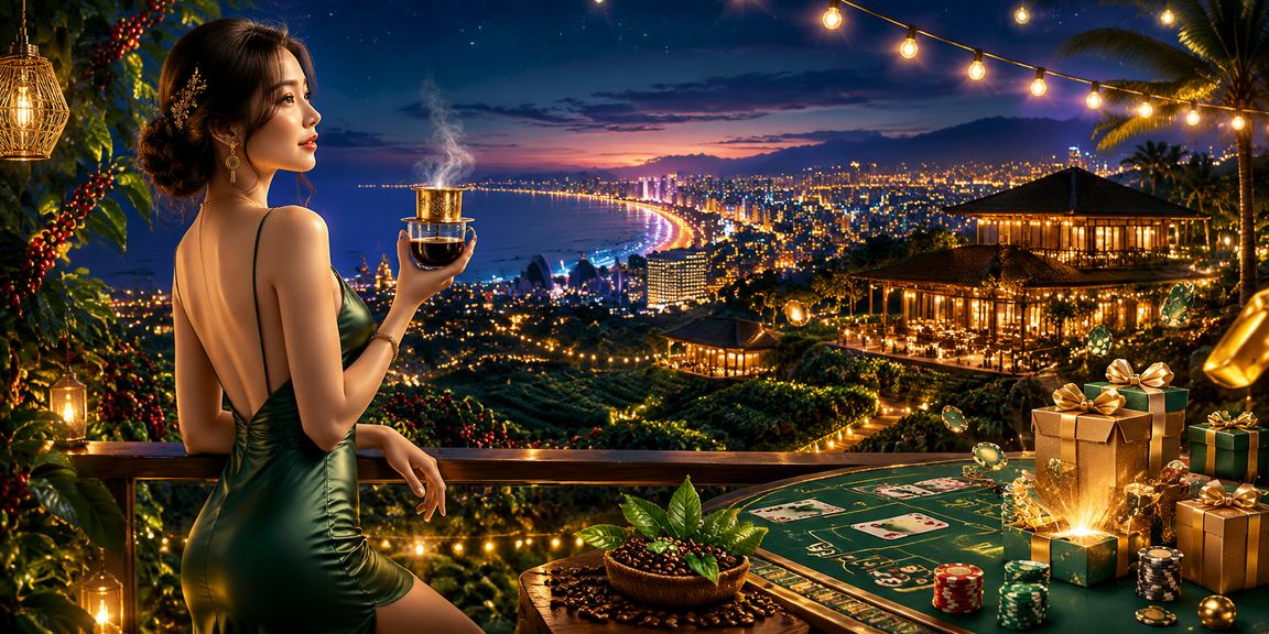 Người dùng Buôn Ma Thuột uống cà phê và kiểm tra ưu đãi baccarat trực tuyến trên điện thoại